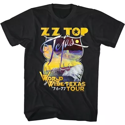 ZZ Top Tejas T-shirt World Wide Texas Tour 76 Shirt Blues Band Rock And Roll • $46.03