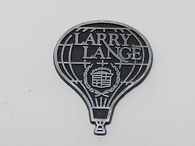 Vintage Larry Lange Cadillac Plano Texas Car Dealer Metal Nameplate Emblem Badge • $27