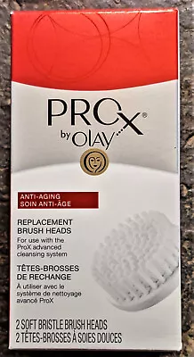 $19.87 • Buy NEW Olay PROx Facial Cleansing Brush Replacement Brush Heads Advanced System 2ct