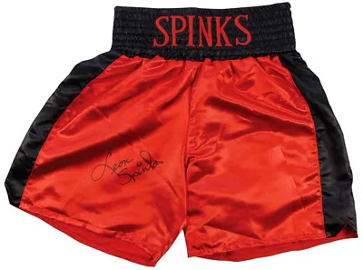 Leon Spinks - Boxing Trunks Signed • $500