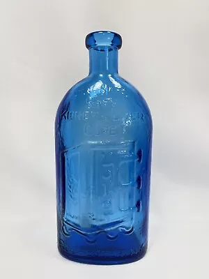 Vintage Frank's Safe Kidney And Liver Cure Cobalt Blue Bottle • $19.99