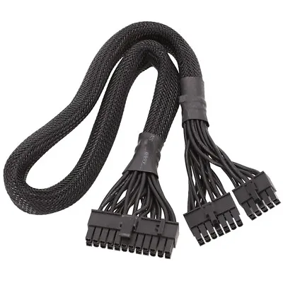 14+10Pin To 24 Pin ATX Power Supply Cable 20+4 Pin PC PSU Motherboard Cable O6C5 • £15.06