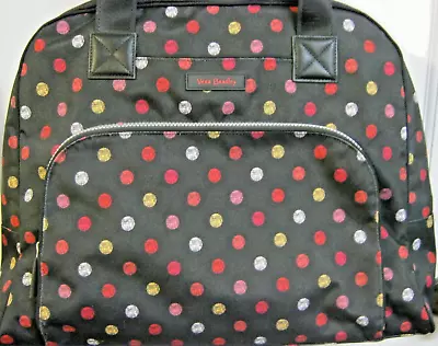 VERA BRADLEY Go Anywhere Carry-On Bag Laptop HAVANA DOTS 14 X 17 X6 NEEDS ZIPPER • $12.99