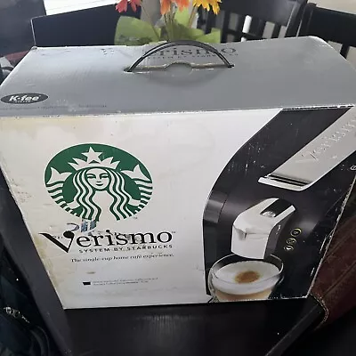 New Open Box Starbucks Verismo K-Fee Silver Coffee Maker Machine 11 5F41 • $74.50