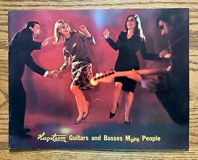 Hagstrom Guitars And Basses We Move People Catalog 1966 First Full Color Catalog • $120