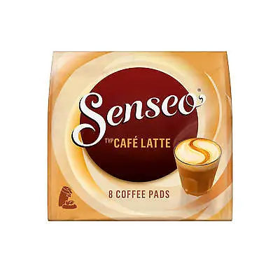 £3.03 • Buy 8 Senseo Coffee Pads Type Café Latte For Double Holder Flavored Milk Range
