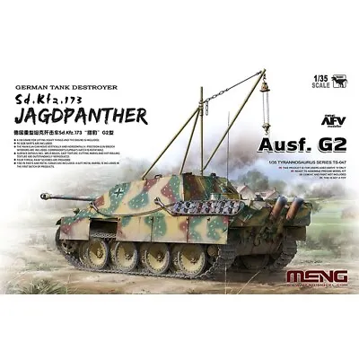 MENG TS-047 1/35 GERMANY TANK DESTORYER SD.KFZ.173 JAGDPANTHER Ausf.G2 2020 New • $39.89