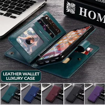 For Samsung A20 A30 A50 A70 Case Luxury Leather Wallet Card Galaxy Slot Cover • $16.99