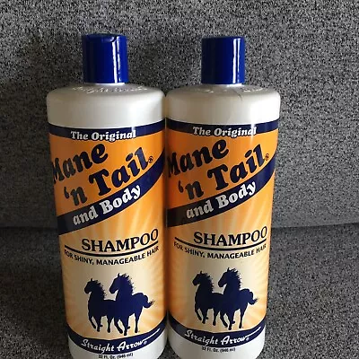 2 *** Straight Arrow Products Mane N Tail Original Shampoo (32 Fl Oz) Each • $29.99