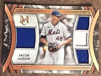 Jacob DeGrom /75 Quad Relic 2022 Topps Museum New York Mets • $0.99
