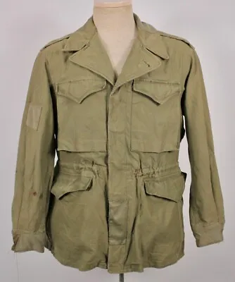 VTG 1940s WWII US Army M43 Field Jacket Sz Small 40s WW2 M1943 • $89.99