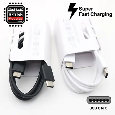 Genuine Super Fast Samsung Cable For Galaxy Note 20 S9 S10 S20 S21 S21+ Ultra 5G • £3.69