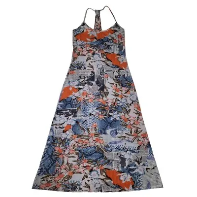 £100 • Buy Christian Lacroix Bazar Maxi Summer Newspaper Graphic Dress