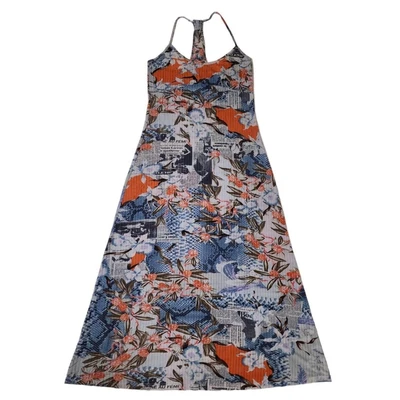 £100 • Buy Christian Lacroix Bazar Maxi Summer Newspaper Graphic Dress