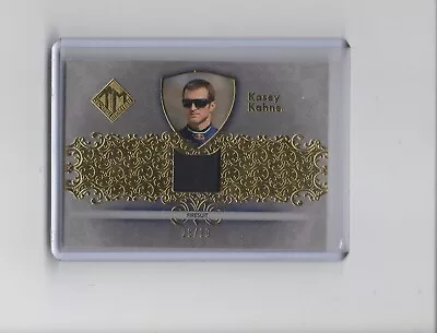 2012 Press Pass Total Memorabilia TM-KK Kasey Kahne Firesuit 28/99 Gold • $12