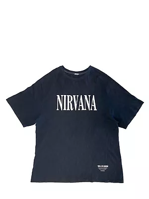 Kurt Cobain Nirvana T-Shirt Size XL Rare Wall Of Legend 90s Music Vintage • $170