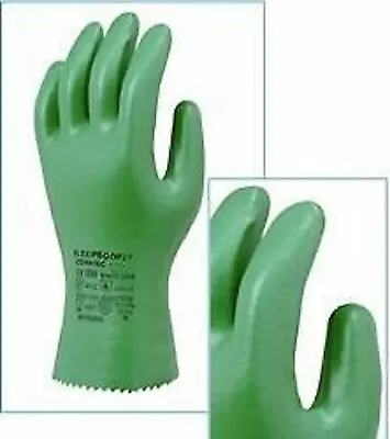 Marigold Flexiproof 27 Super Tough Nitrile Rubber Gloves Abrasive Handling Size8 • £8.99