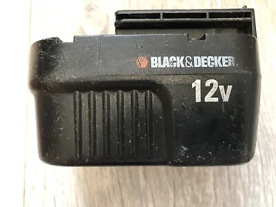 £14.99 • Buy Black & Decker 12V  Slide-On A12 Power Tool Battery In Used Working Order