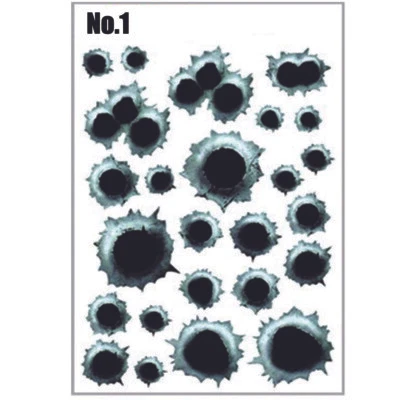 $4.38 • Buy Realistic Bullet Holes Vinyl Sticker Decal Car Truck Auto Prank Funny Vehicle