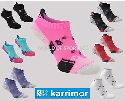 Karrimor Ladies Women's 2 Pack Running Socks Sports Moisture Wicking Size 4-8 • £8.99