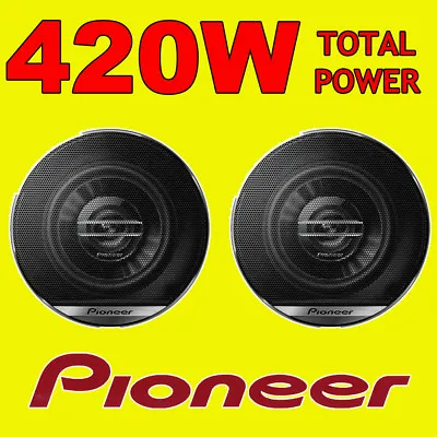 £24.95 • Buy PIONEER 420W TOTAL 4 INCH 10cm 2-way CAR DOOR/SHELF COAXIAL SPEAKERS NEW PAIR