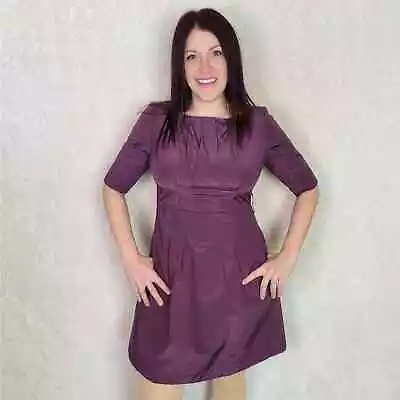 Mikarose Formal Purple Aline Dress M • $28