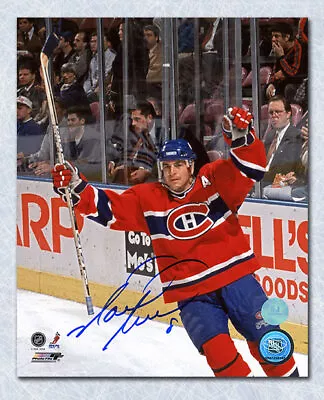 Mark Recchi Montreal Autographed Goal Celebration 8x10 Photo • $94.38