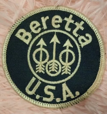 Beretta Gun Firearms Usa Hat Patch Hunting Pistol Rifle Advertising Logo Badge • $2