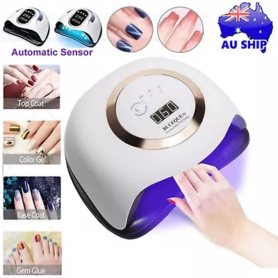 220W Nail Lamp UV LED Light Professional Nail Polish Dryer Art Gel Curing Device • $24.69