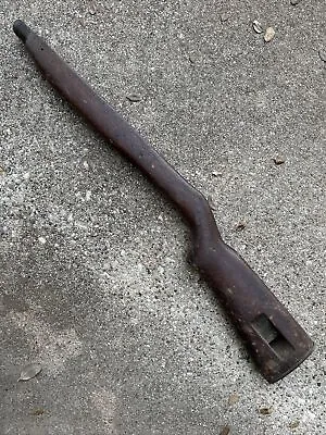 Vintage US GI M1 .30 Carbine Rifle Wood Potbelly Stock Preowned Modified • $15