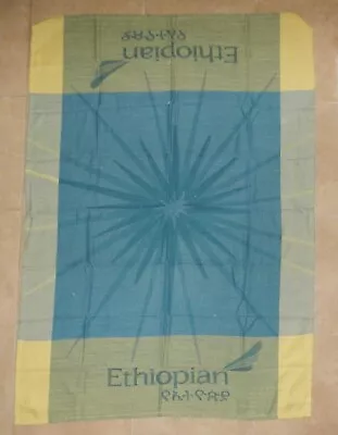 $19.99 • Buy Ethiopian Airlines Logo In Cabin Flight Throw Blanket