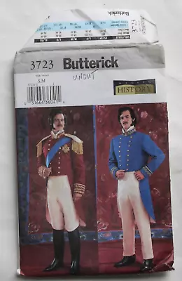 Butterick 3723 Tailcoat Uniform Military Historical Men Costume Pattern L/XL • $14.99