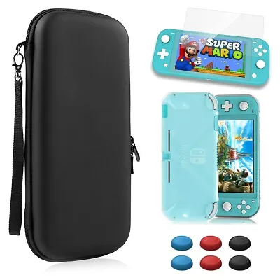 2019 Nintendo Switch Lite BLACK SHOCKPROOF NS Travel BAG Carry Case Shell Pouch • $44.64