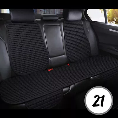 Universal Front Rear Car Seat Cushion Mat Cover Linen Car Backrest Cushion Chair • $28.89