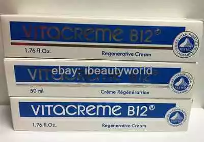 Lot Of 3pcs Vitacreme B12 Regenerative Cream 50ml New In Box Exp 06/24 #usau • $69.15