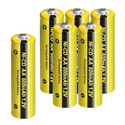 2-20PCS 1.2v AA 600mAh Rechargeable Ni-Cd Batteries For Garden Landscape Lights • $10.99