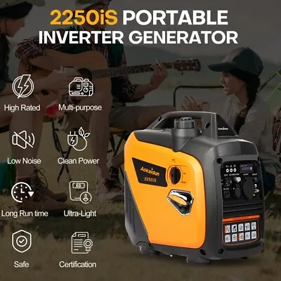 2000W Portable Inverter Generator Petrol Explorer Camping RV Travel Jobsites • £259.99