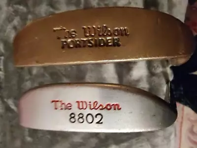 Two Classic Rare Wilson Left Handed Putters • $325