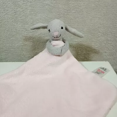 Tesco F&F Comforter Blanket Soother Blankie Dou Dou Pink Grey Bunny Rabbit • £12.99
