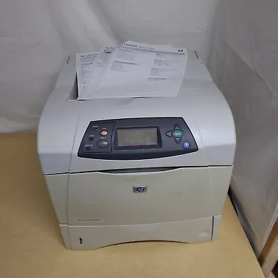 HP LaserJet 4350N Monochrome Laser Printer Networking With Toner • $180