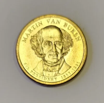 2008-d Martin Van Buren  Presidential Dollar Coin Choice Gem Bu • $2.50