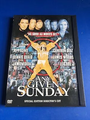 $11.07 • Buy Any Given Sunday DVD Oliver Stone 1999 Film Al Pacino Cameron Diaz Jamie Foxx