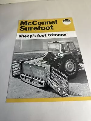 Original McConnel Surefoot Sheep's Foot Trimmer Sales Brochure Farm Advert 1970s • £8.99