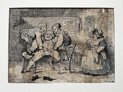 £55 • Buy Ramskin Elastic Breeches  T Rowlandson After J Nixon 1884 Hand Coloured Etching