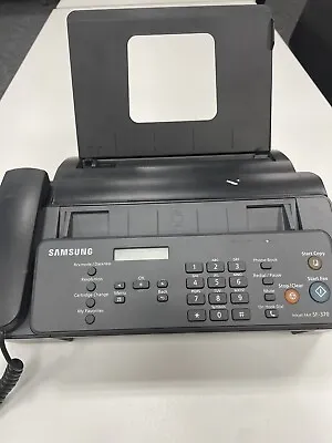 Samsung SF-370 A4 Mono Laser Fax Machine Prints In Black • £25.99