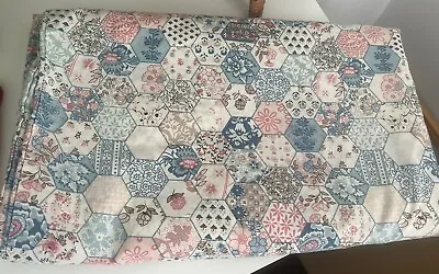 Vintage St Michael M&S  Double Duvet  Cover  Pink Floral Patchwork  - Boho • £20