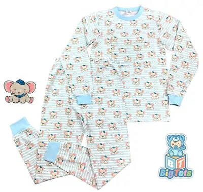 Adult Pajamas Baby Boy Elephants Print • $53.99