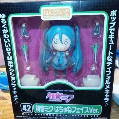 Nendoroid Hatsune Miku Hachune Face Ver. Figure #42 Good Smile Company Japan • $48.89