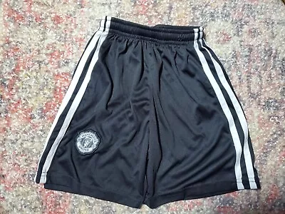Adidas Manchester United Infant Black Athletic Shorts-Size Uncertain • $5
