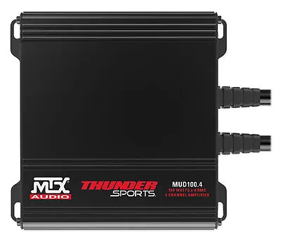 MTX MUD100.4 400 Watt RMS 4-Channel Amplifier Amp For Polaris RZR/ATV/UTV/Cart • $269.95